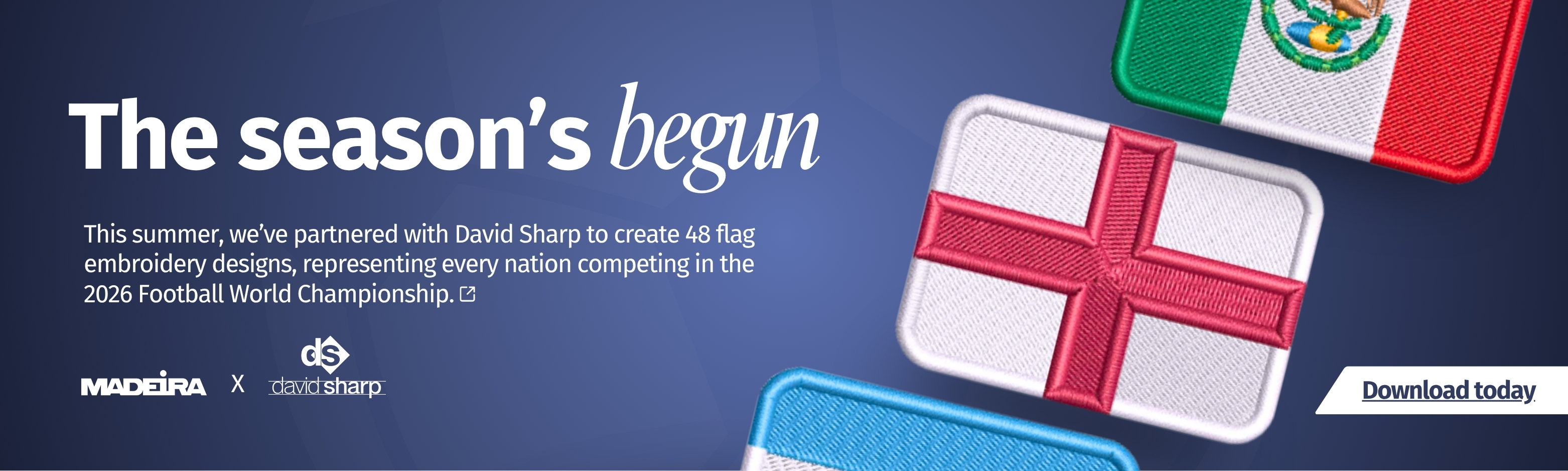 Madeira x David Sharp free flag designs 