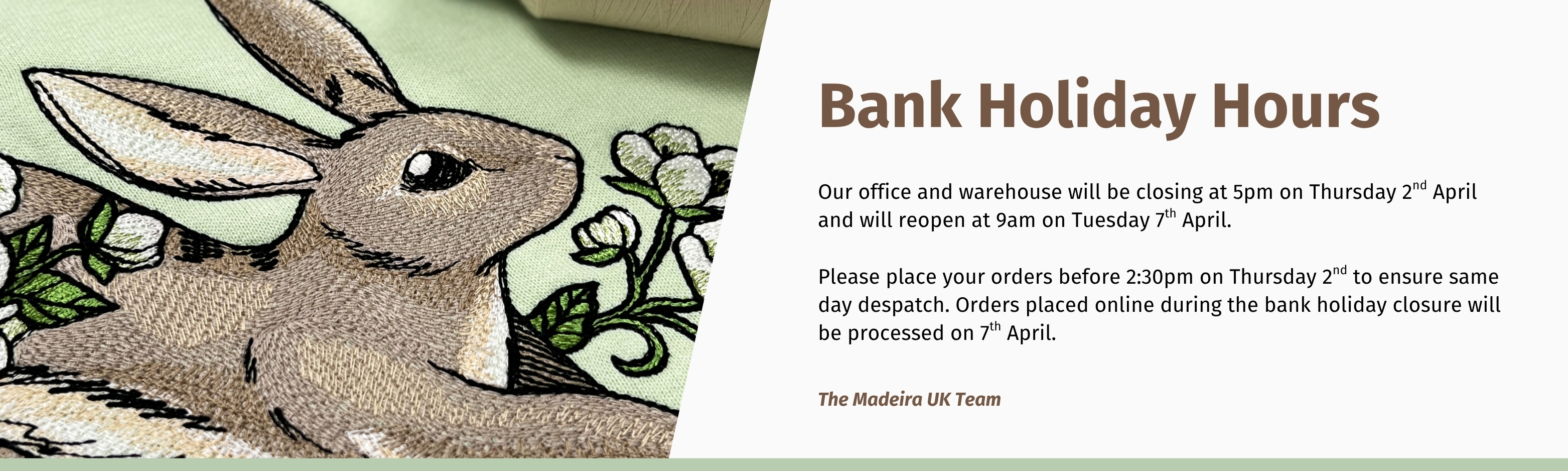 Easter Bank Holiday 2026