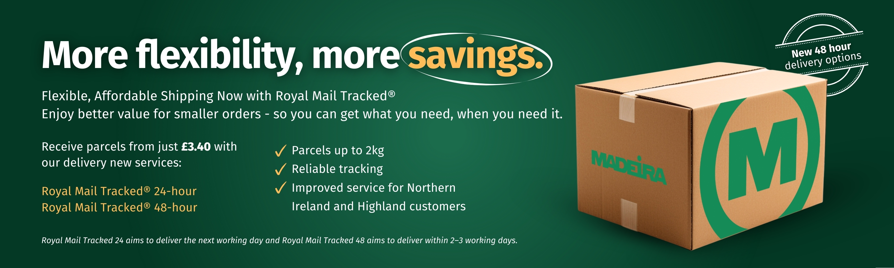 Royal Mail Delivery Options 