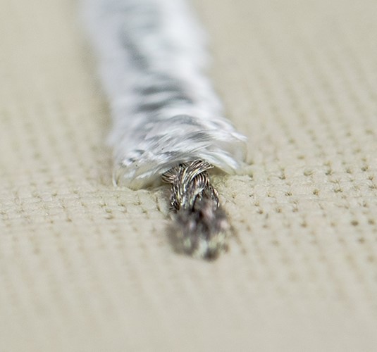 High conductive embroidery threads