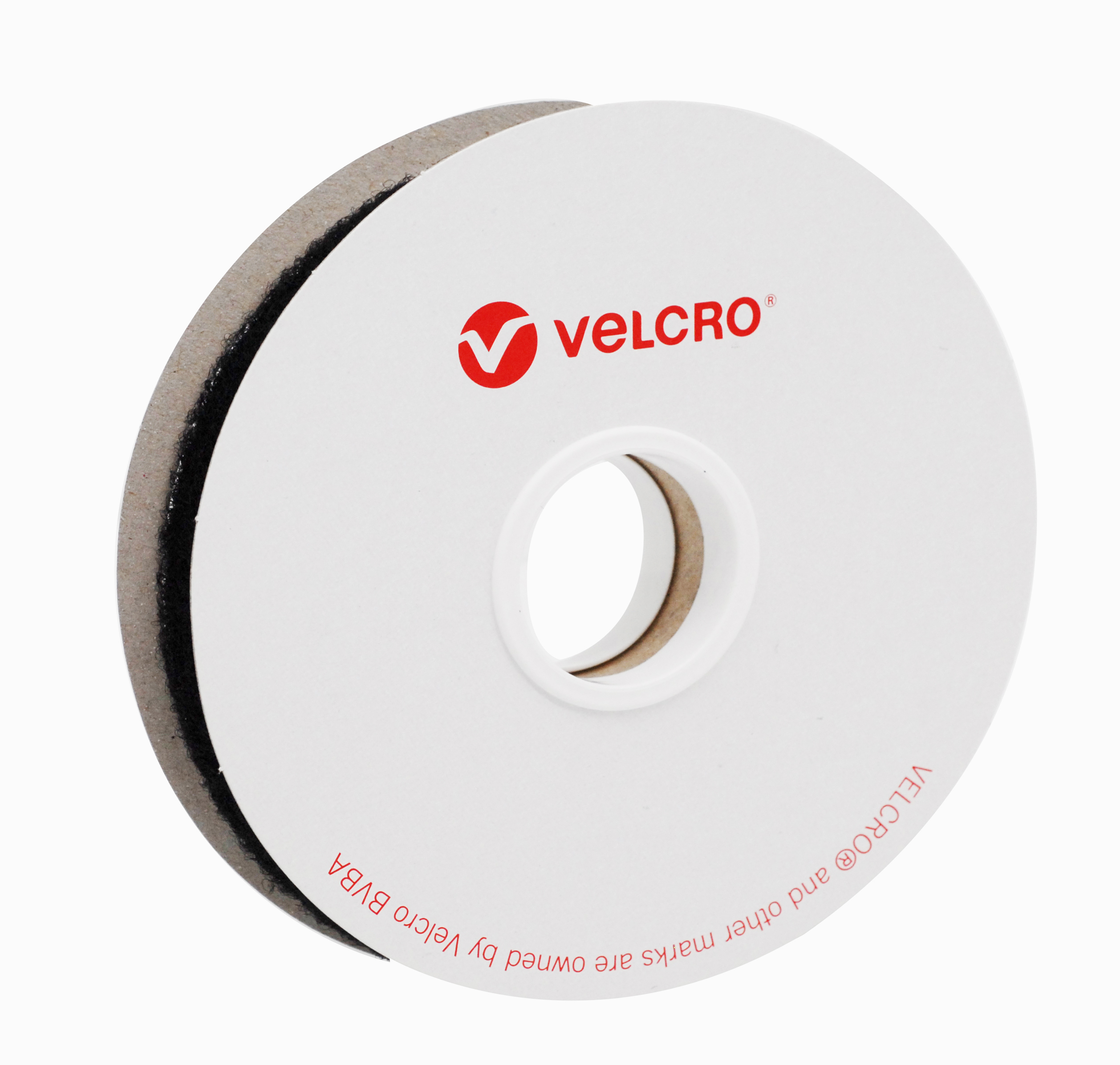 VELCRO SEW ON TAPE, HOOK 25MM X 25M ROLL, BLACK