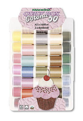 TRAVEL BOX COTONA 50 42X1000M 2XBOBBNFIL