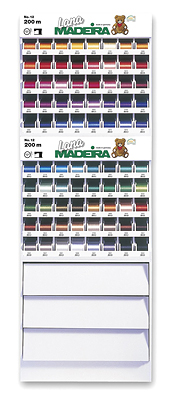 LANA DISPLAY 80 COLOURS-400 SPOOLS