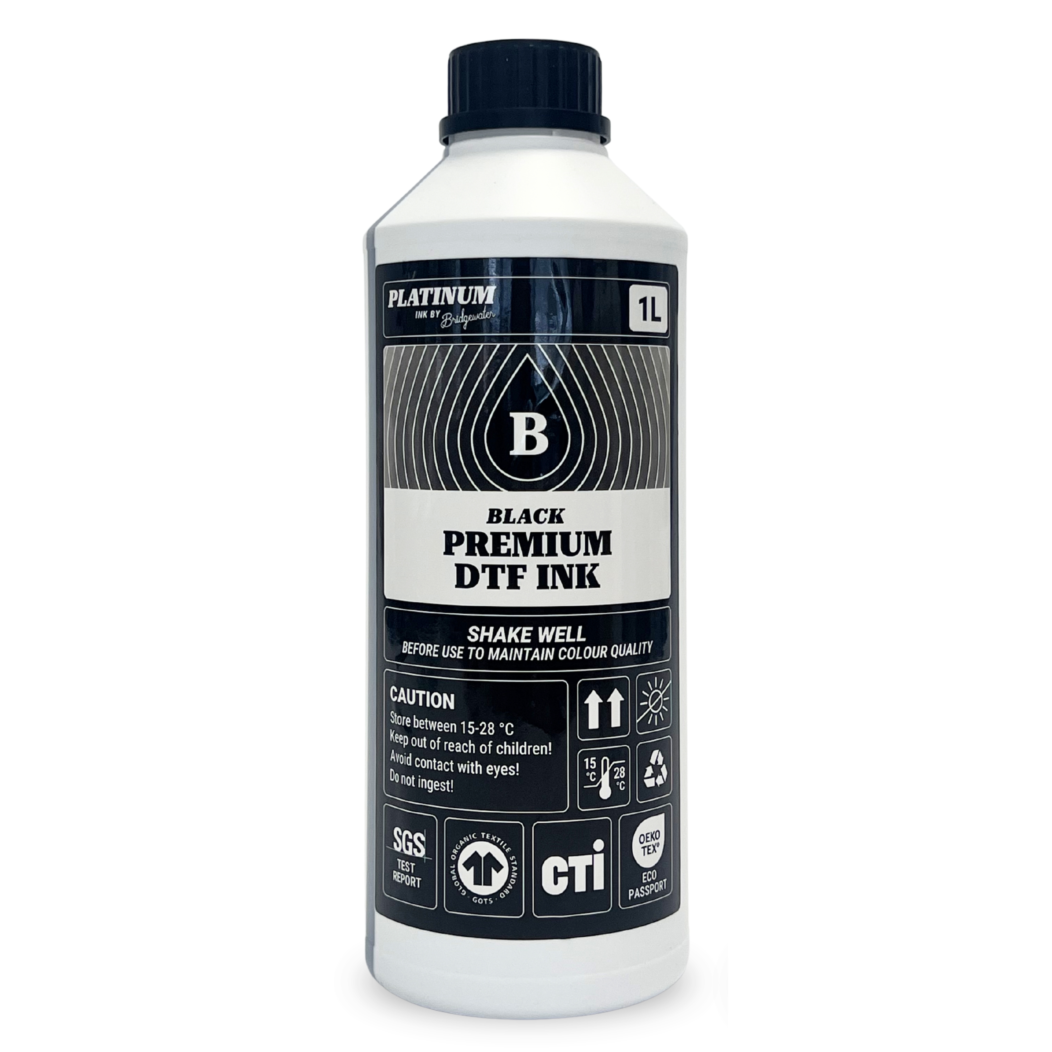 PLATINUM DTF INK BLACK 1ltr PLATINUM DTF INK BLACK 1ltr