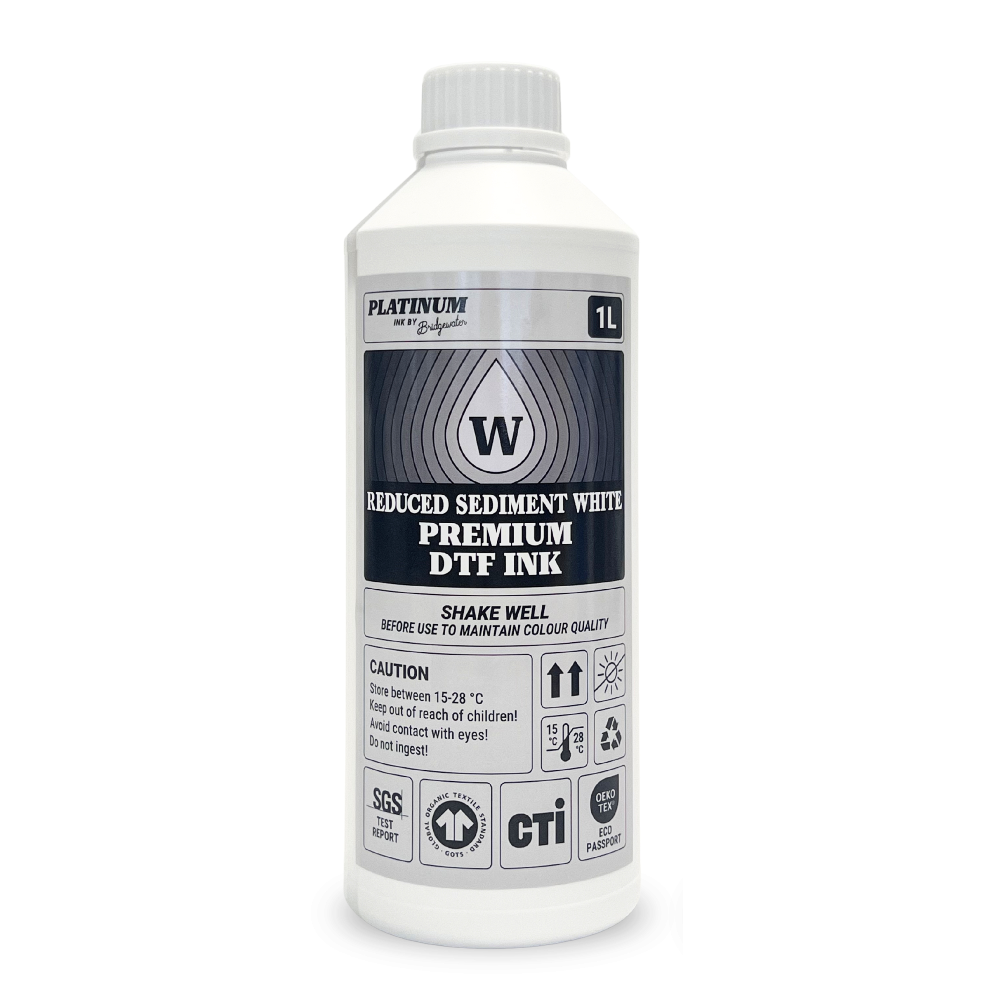 PLATINUM DTF INK WHITE 1ltr PLATINUM DTF INK WHITE 1ltr